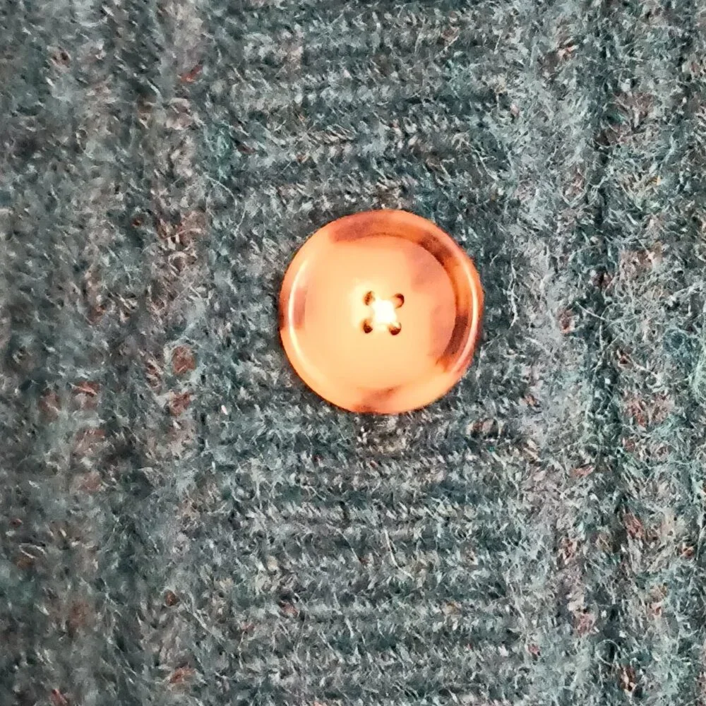 Loft Size XXL Teal Green Cardigan NWOT - Picture 3 of 8